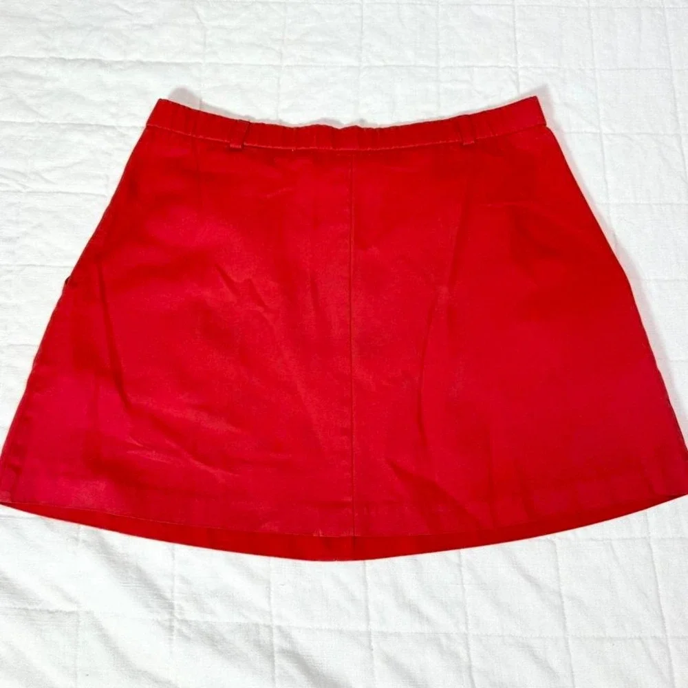 Vintage RR Sportwear Red Cotton Mini‎ Skirt – Size M (Fits S, Made in California